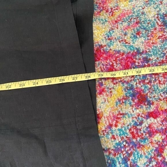 Eskandar charcoal linen lagenlook wide sleeve trapeze tunic top oversized size 1 - Picture 6 of 10